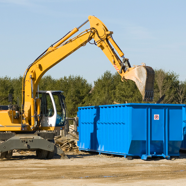 how many times can i have a residential dumpster rental emptied in Dearing